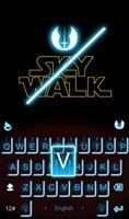 Sky Walker Keyboard Theme ảnh chụp màn hình 1