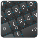 Simple Neon Blue Keyboard Theme APK