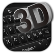 Tema del teclado 3D simple negocio negro