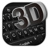 3D Simple Business Black Keyboard Theme ícone