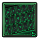 Simple Neon Green Keyboard Theme APK