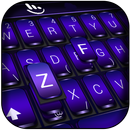 Simple Black Purple Keyboard Theme APK