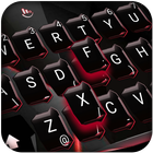 Business Simple Black Red Keyboard Theme আইকন