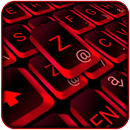 Simple Black Red Keyboard Theme APK