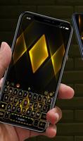 Simple Gold Keyboard Poster