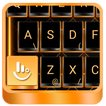 Simple Golden Black Keyboard Theme