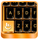 Simple Golden Black Keyboard Theme APK