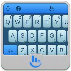 Simple Light Blue Keyboard Theme アプリダウンロード