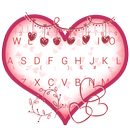 Simple Style Love Heart Keyboard Theme APK