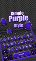 Simple Purple Style Affiche