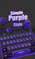 Simple Purple Style Poster