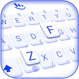 White Style Keyboard Theme simgesi