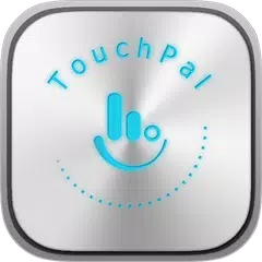 TouchPal SkinPack Silver Colored Metal