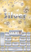 TouchPal Silver Keyboard Theme ảnh chụp màn hình 1