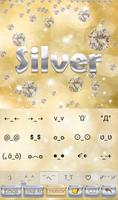 TouchPal Silver Keyboard Theme ảnh chụp màn hình 2