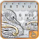 Silver Swan Keyboard Theme-APK