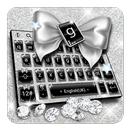 Silver Heart Keyboard Theme APK