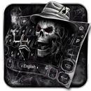Skull Smoke Web Keyboard Theme APK