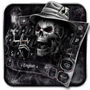 Tema del teclado de Skull Smoke Web APK