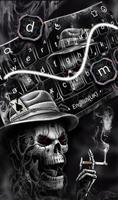 Skull Smoke Web Keyboard Theme screenshot 1