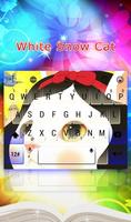 Snow Cat White-poster