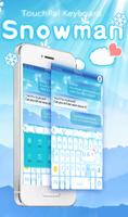 Snowman Keyboard Theme Affiche