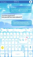 Snowman Keyboard Theme imagem de tela 2