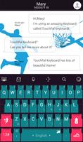 TouchPal Basketball Theme ảnh chụp màn hình 1