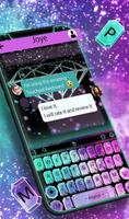 Twinkle Sparkling Galaxy Diamond Keyboard Theme screenshot 1