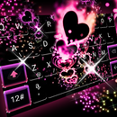 Sparkling Heart Thème pour clavier APK