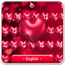 Sparkling Heart Love Keyboard Theme APK