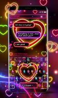Sparkling Neon Heart imagem de tela 1