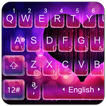 Sparkling Purple Heart Keyboard Theme