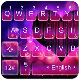 Sparkling Purple Heart icono