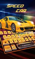 Speed Super Car Keyboard Theme-poster