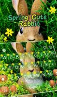 Spring Cute Rabbit Cartaz