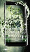 Fresh Spring Rain Keyboard Theme penulis hantaran
