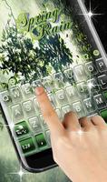 Fresh Spring Rain Keyboard Theme syot layar 1