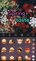 Spring Taste Keyboard Theme ภาพหน้าจอ 2