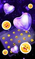 Star Love Balloon Keyboard Theme capture d'écran 3