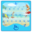 Sexy Beach Surfing  Keyboard Theme