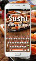 Japanses Sushi Keyboard Theme Affiche