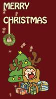 Merry Christmas Keyboard Sticker poster