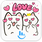 Cats CEO Bibi & Yoyo TouchPal Keyboard Sticker icon