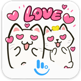 Cats CEO Bibi & Yoyo TouchPal Keyboard Sticker simgesi
