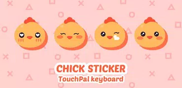 Cute Chick TouchPal Keyboard Sticker