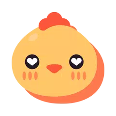 TouchPal Sticker Pack Cute Chick