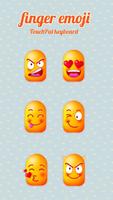 Cute Finger TouchPal Keyboard Sticker screenshot 1