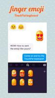 Cute Finger TouchPal Keyboard Sticker screenshot 2
