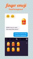 Cute Finger TouchPal Keyboard Sticker capture d'écran 2